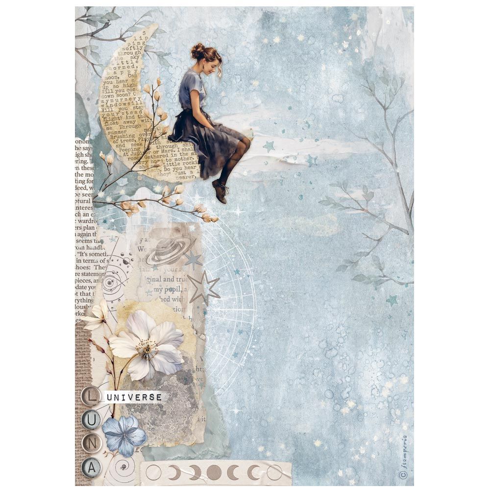Secret Diary A4 - Stamperia, Design: Moon
