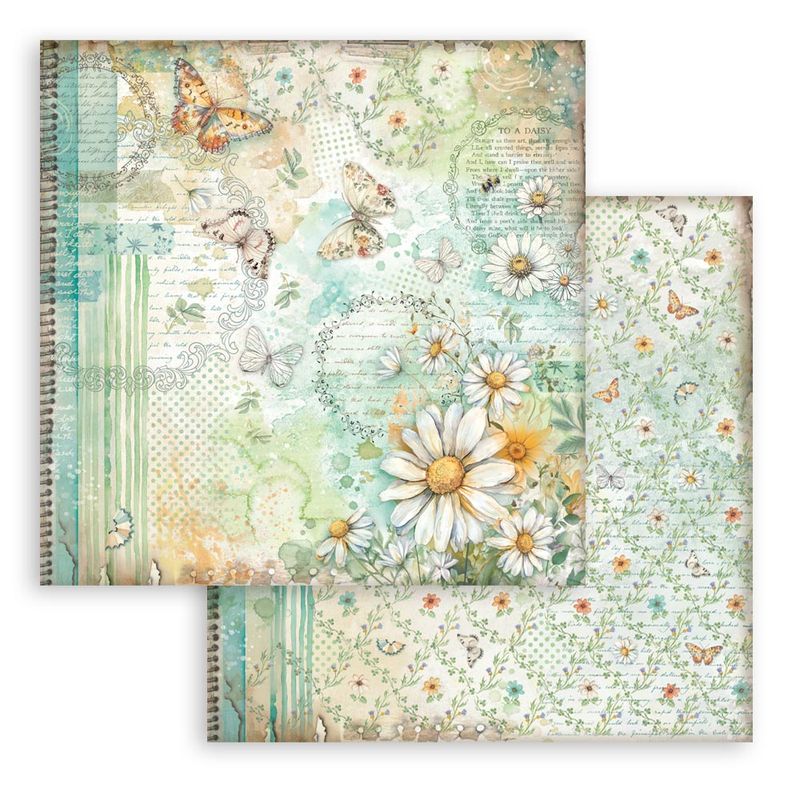 Daisy Art 8x8 - Stamperia