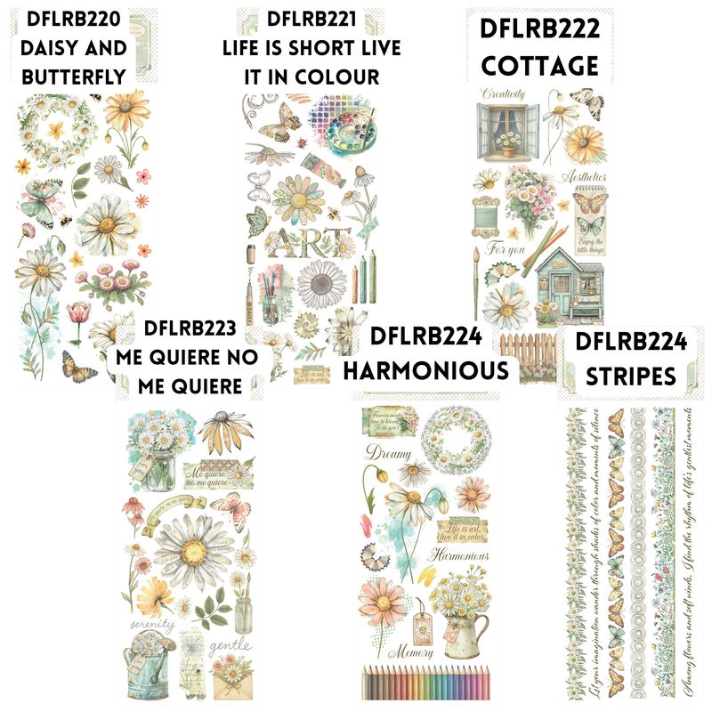 Daisy Art - Stamperia Rub Ons