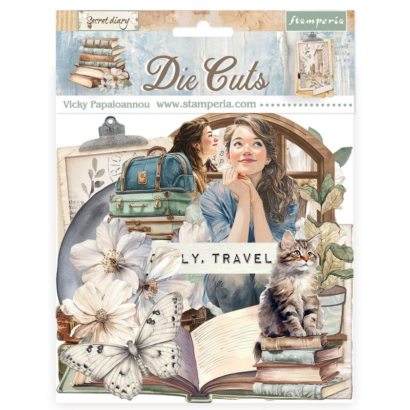 Secret Diary Die Cuts - Stamperia