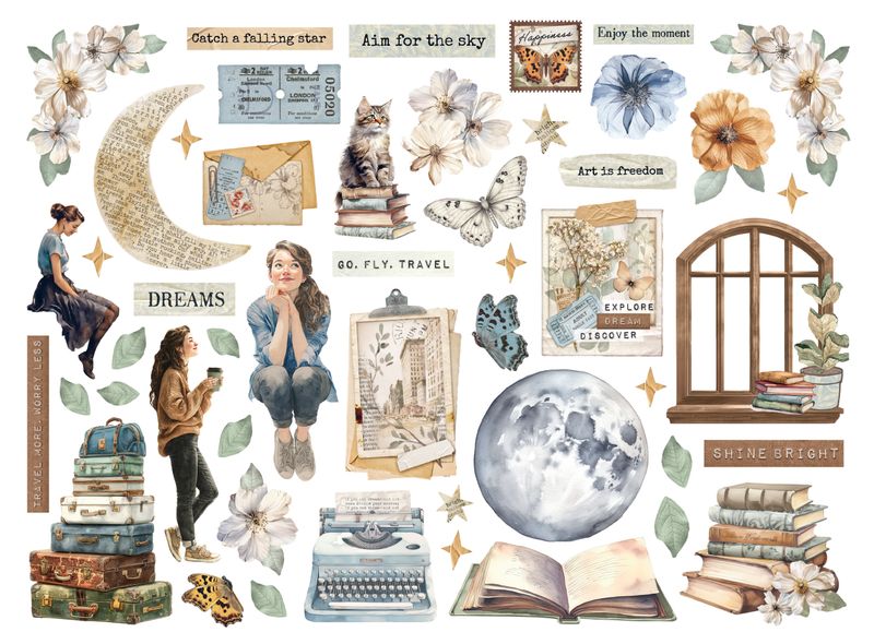 Secret Diary Die Cuts - Stamperia