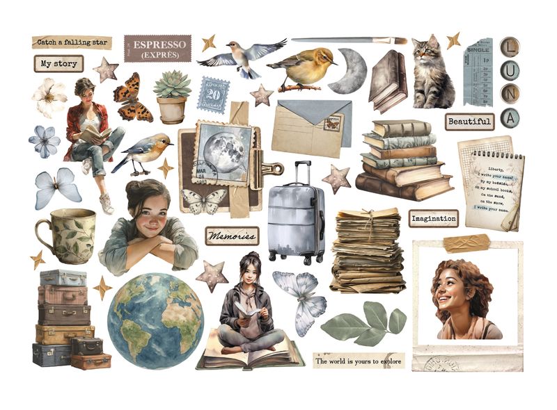Secret Diary Ephemera - Stamperia
