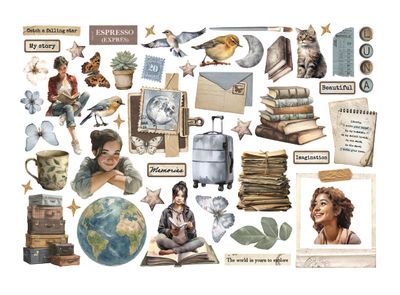 Secret Diary Ephemera - Stamperia