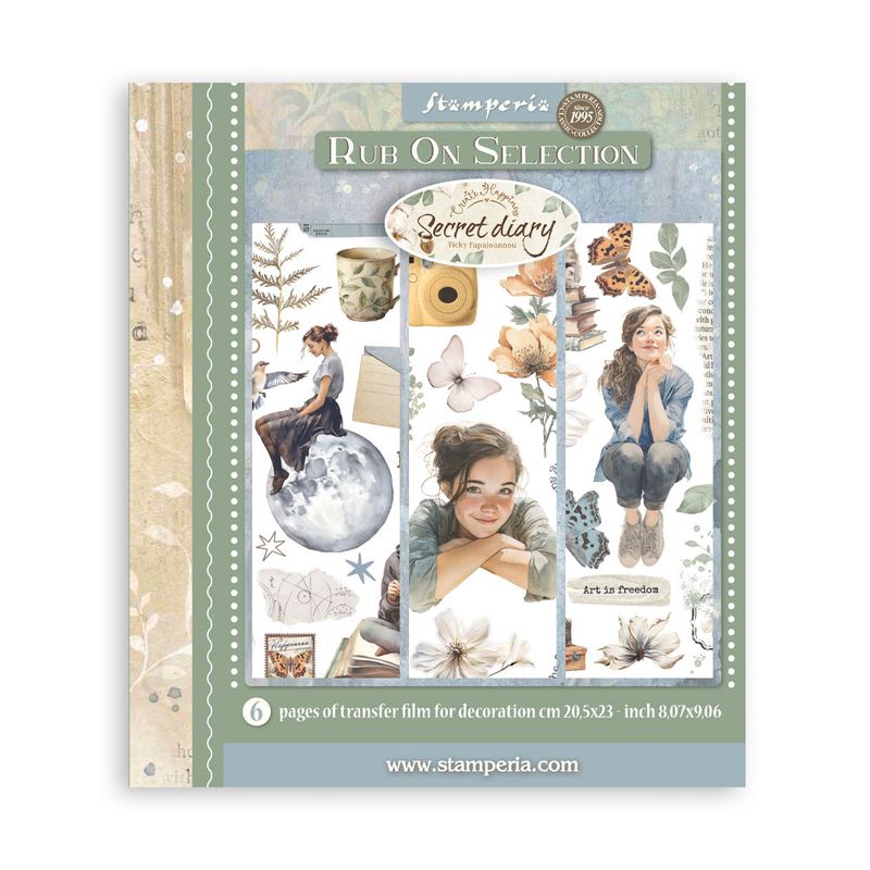 Secret Diary - Stamperia Rub Ons