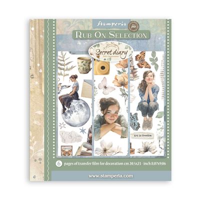 Secret Diary - Stamperia Rub Ons