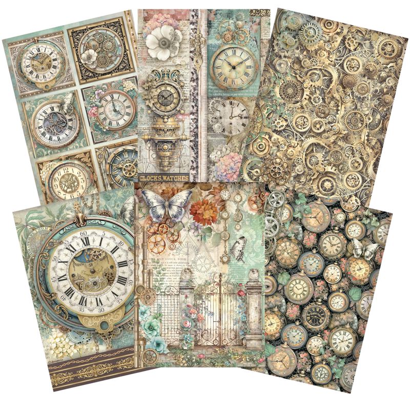 Gardens of Time A4 - Stamperia