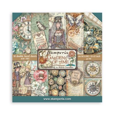 Gardens of Time 12x12 - Stamperia