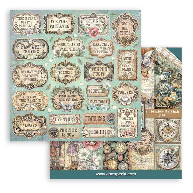 Gardens of Time 12x12 - Stamperia