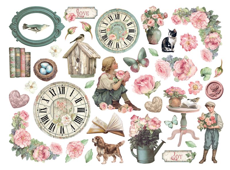 House of Roses Die Cuts - Stamperia
