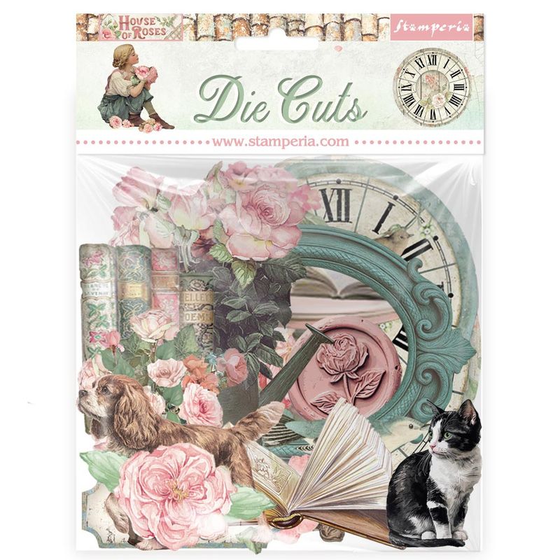 House of Roses Die Cuts - Stamperia