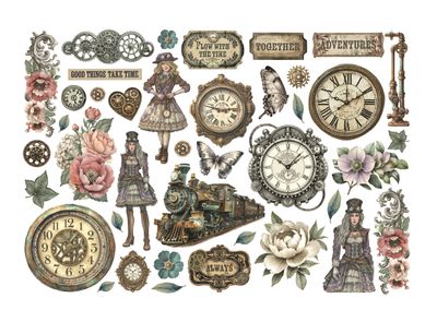 Gardens of Time Ephemera - Stamperia