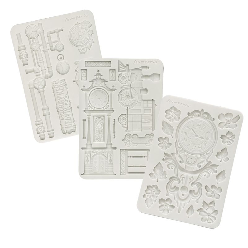 Gardens of Time A5 Silicone Mold - Stamperia