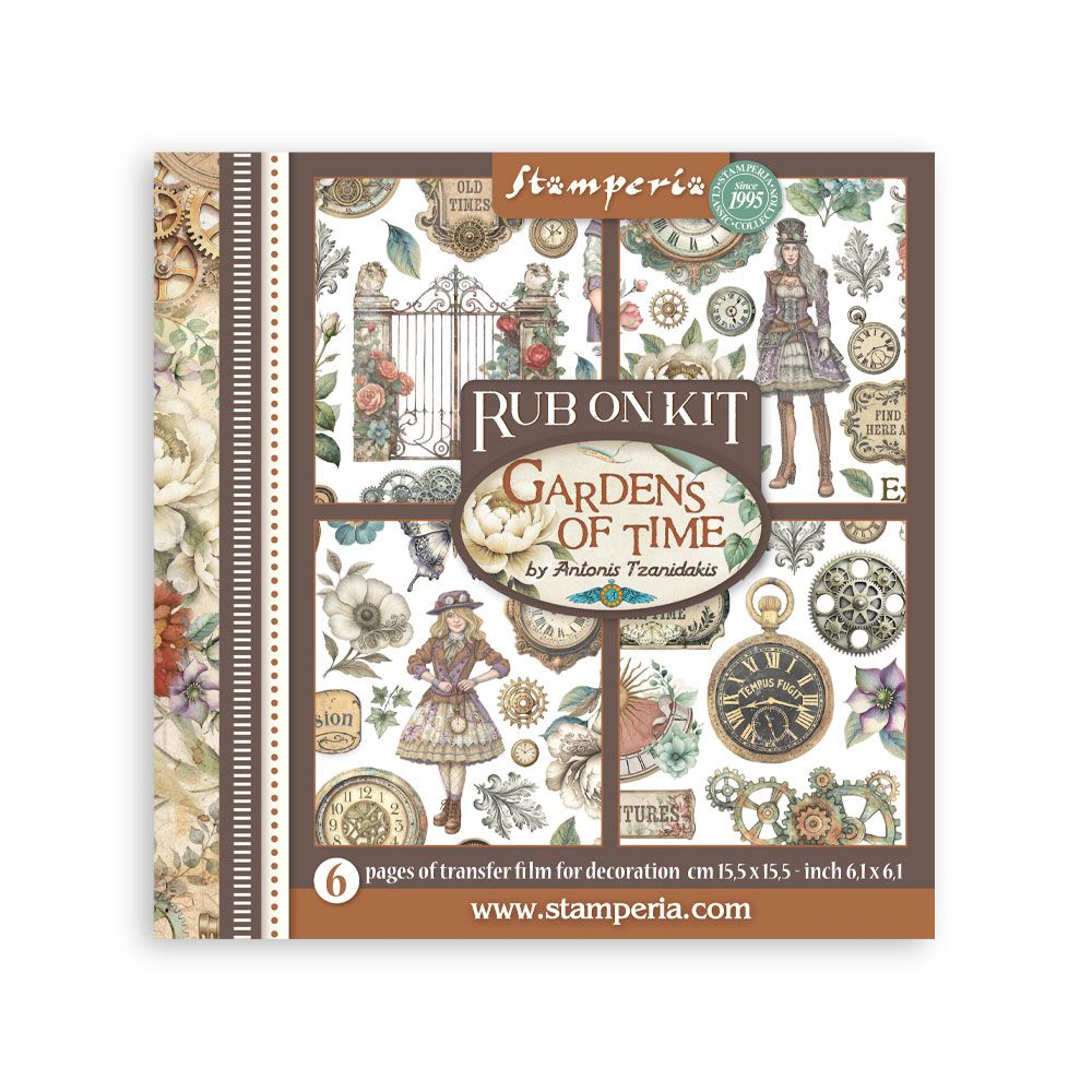 Gardens of Time - Stamperia Rub Ons