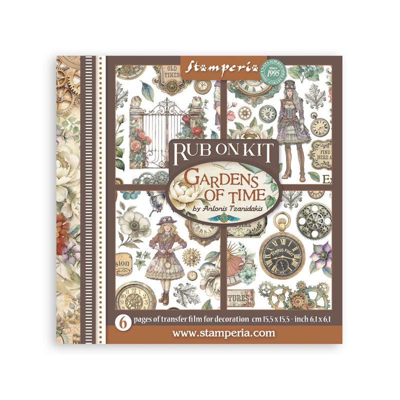 Gardens of Time - Stamperia Rub Ons