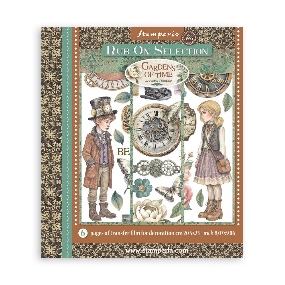 Gardens of Time - Stamperia Rub Ons