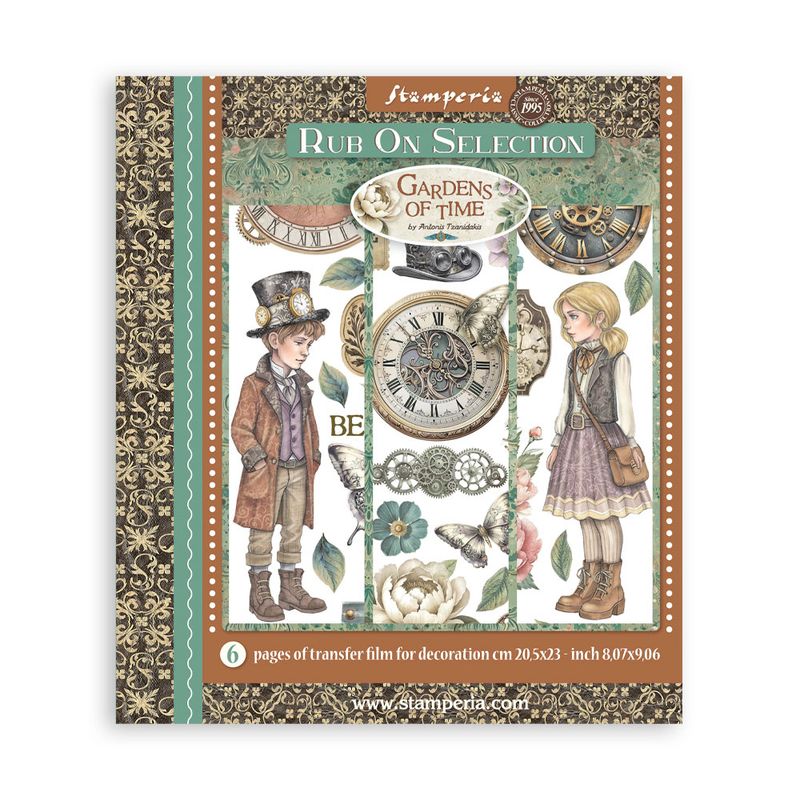 Gardens of Time - Stamperia Rub Ons