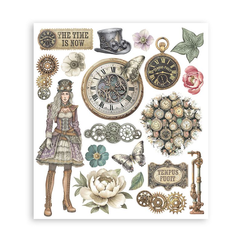 Gardens of Time - Stamperia Rub Ons