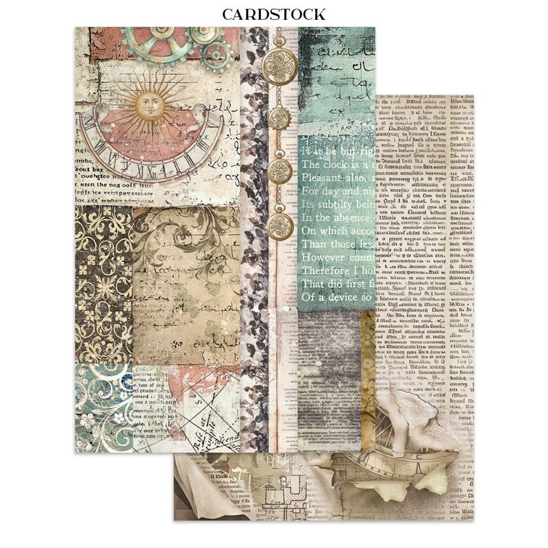 Gardens of Time Junk Journal Focus Points - Stamperia