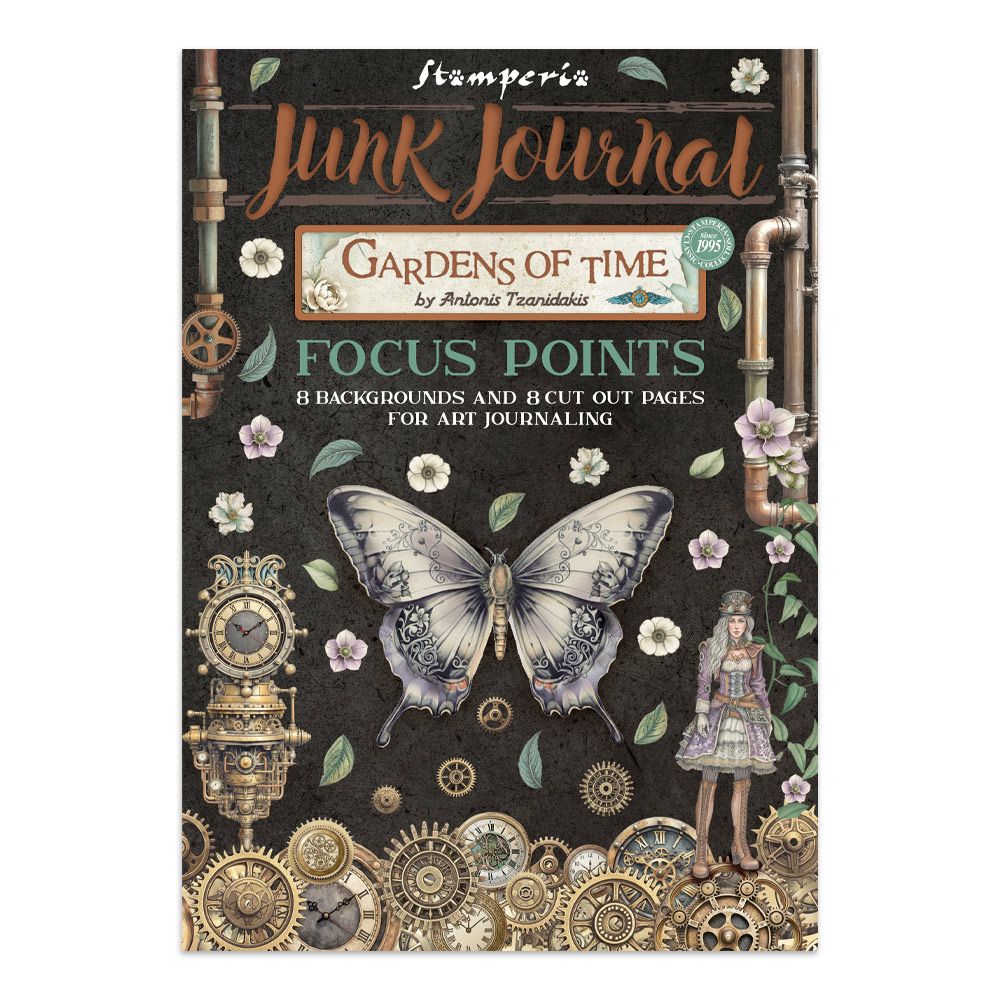 Gardens of Time Junk Journal Focus Points - Stamperia
