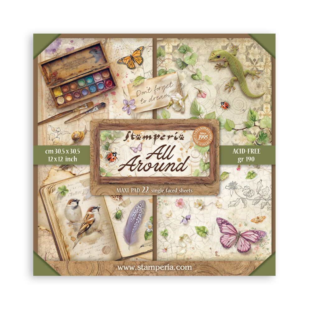 All Around XL 12x12 - Stamperia
