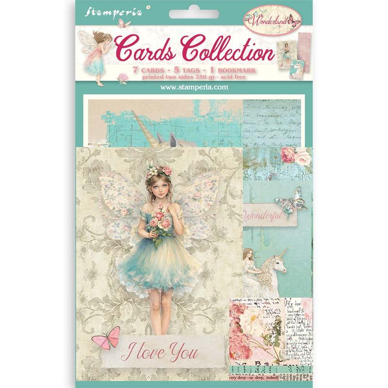 Wonderland Cards Collection - Stamperia