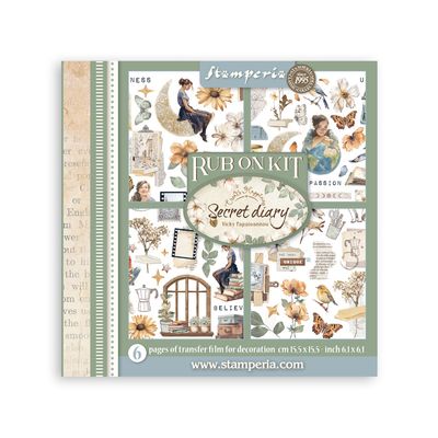 Secret Diary - Stamperia Rub Ons