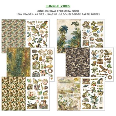 Jungle Vibes Junk Journal &amp; Ephemera - Ciao Bella