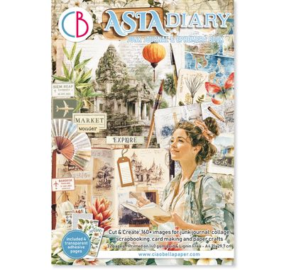 Asia Diary Junk Journal &amp; Ephemera - Ciao Bella