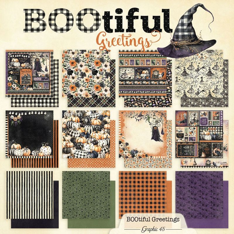 BOOtiful Greetings 12x12 - Graphic 45 Collections