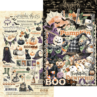 BOOtiful Greetings - Graphic 45 Ephemera