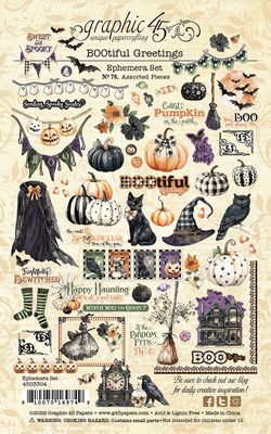 BOOtiful Greetings - Graphic 45 Ephemera