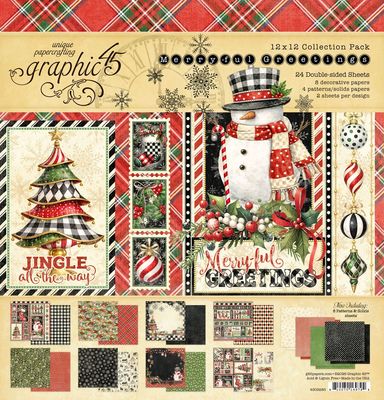 Merry-ful Greetings 12x12 - Graphic 45 Collections