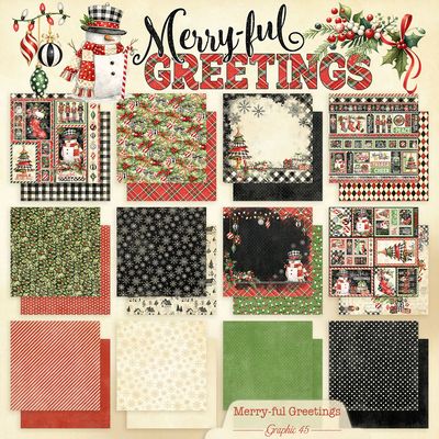 Merry-ful Greetings 8x8 - Graphic 45