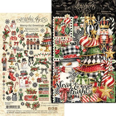 Merry-ful Greetings - Graphic 45 Ephemera