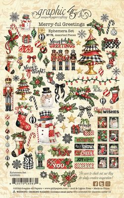 Merry-ful Greetings - Graphic 45 Ephemera