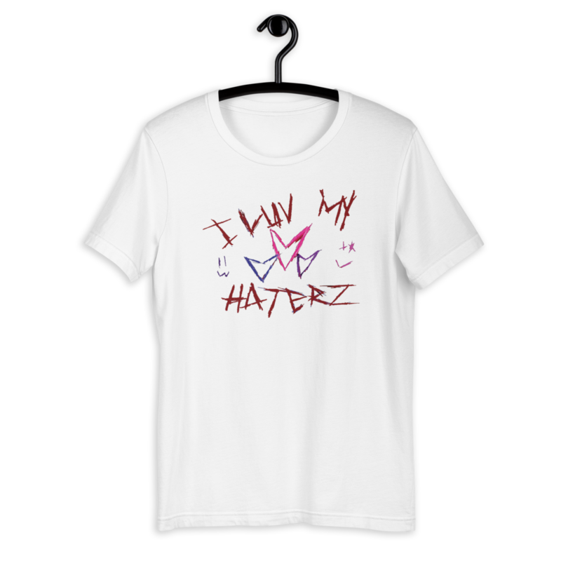 &quot;i luv my haterz&quot; graphic tee