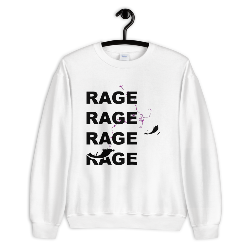 &quot;rage&quot; sweatshirt
