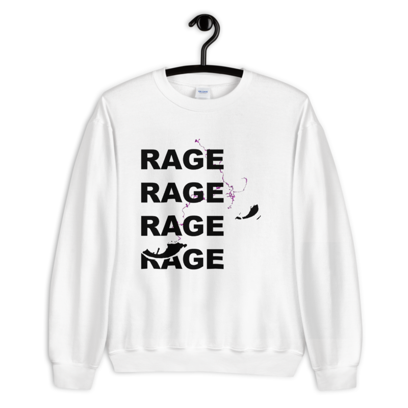 &quot;rage&quot; sweatshirt