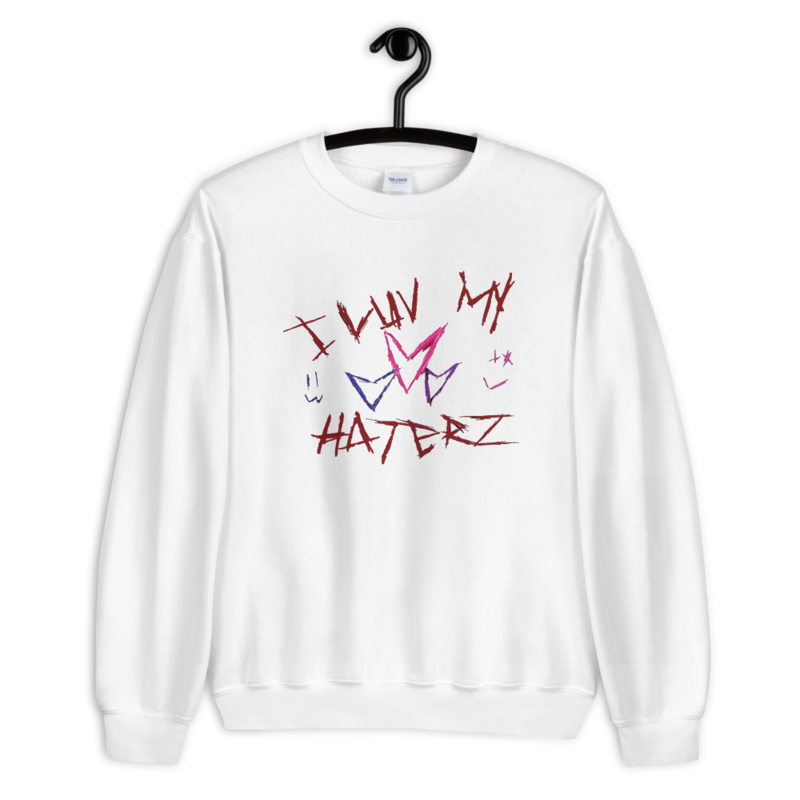 &quot;i luv my haterz&quot; sweatshirt