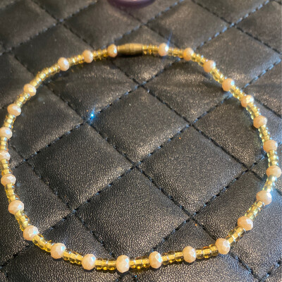 Champagne Anklet 10 1/4 Inch
