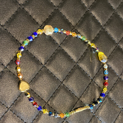 Mixed Anklet 10.5 Inch
