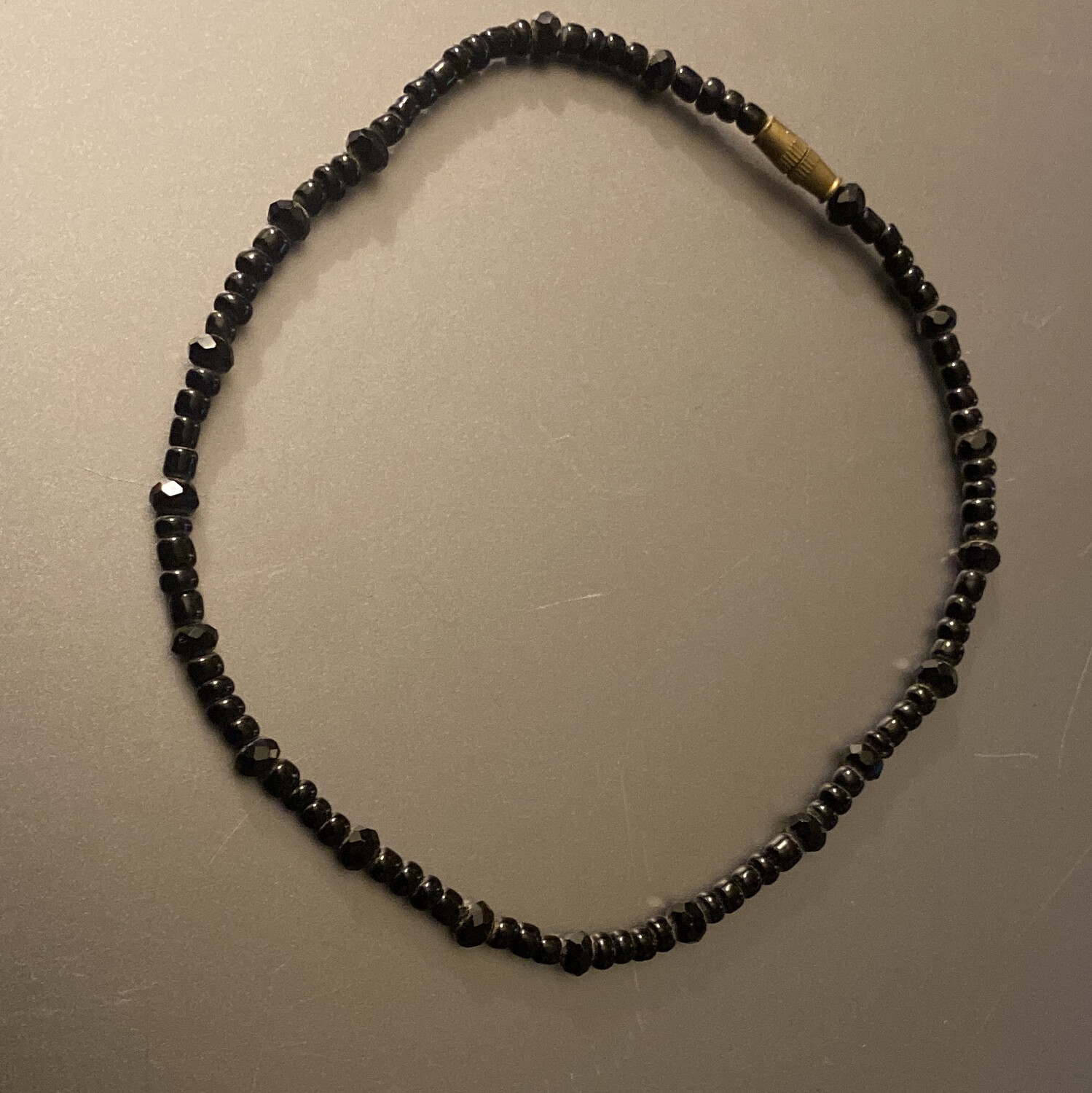 Black Anklet 10 Inches