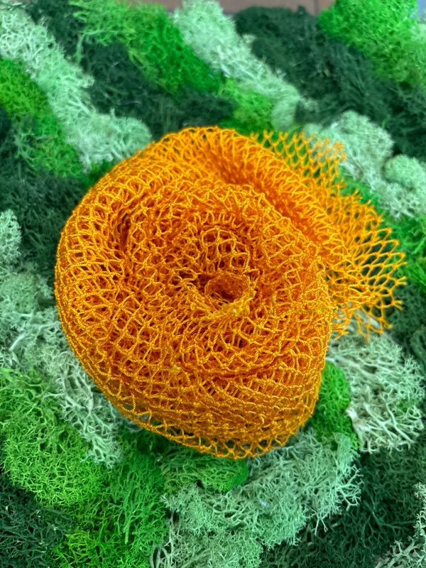 African Net Sponge Orange