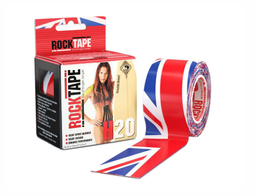 RockTape H2O, 5см×5м, британский флаг