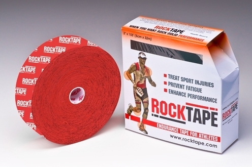 RockTape, 5см x 32м, красный логотип
