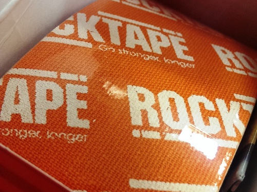 RockTape, 5см x 32м, оранжевый логотип