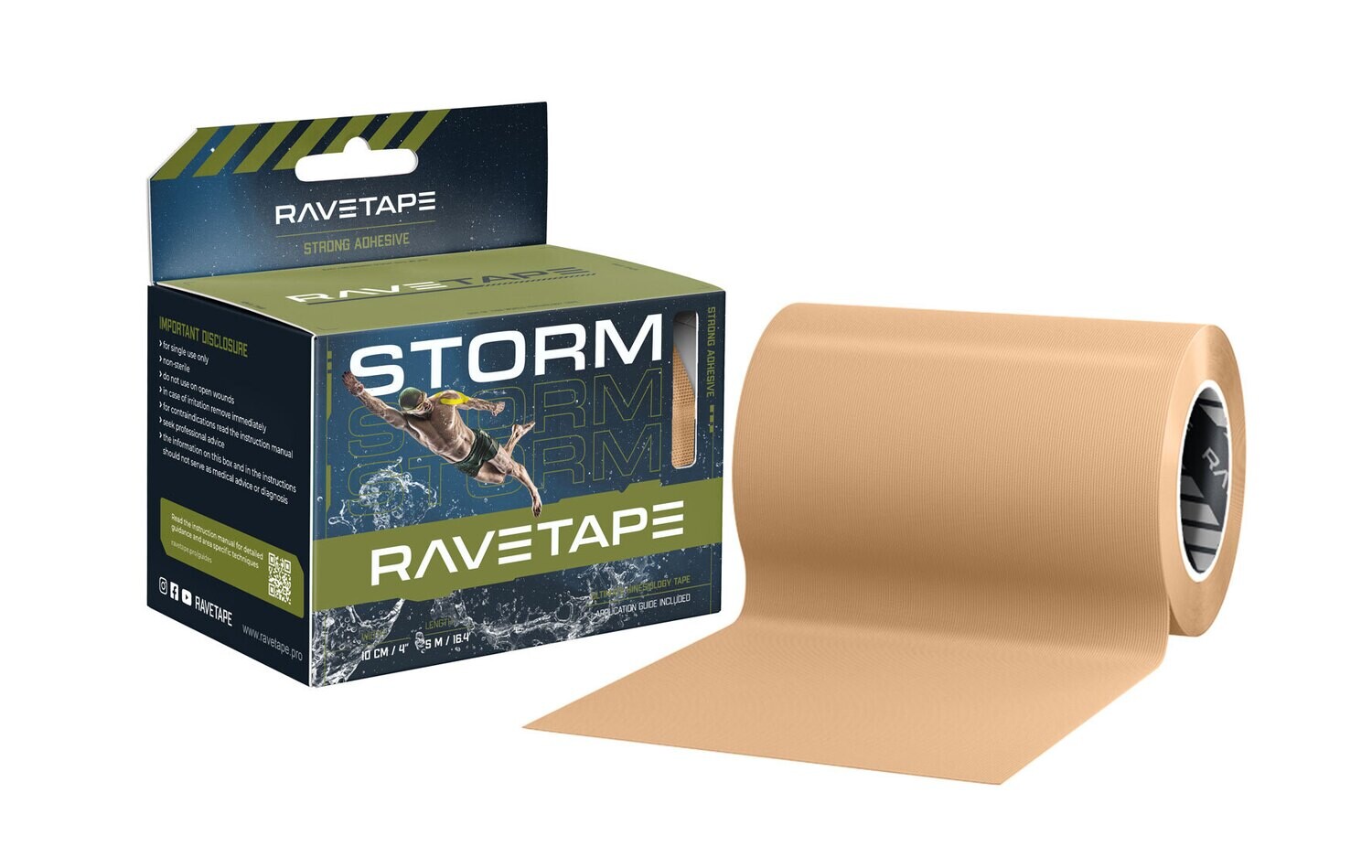 RaveTape STORM 10×5 — Телесный
