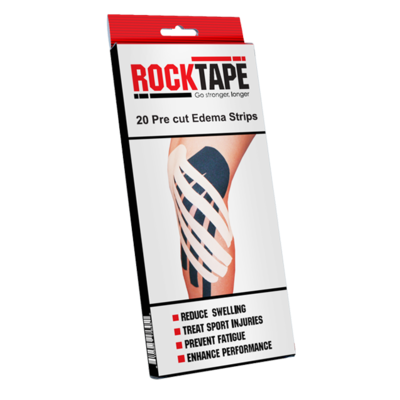 RockTape, Precut Edema Strips, черный RockTape, Precut Edema Strips, черный