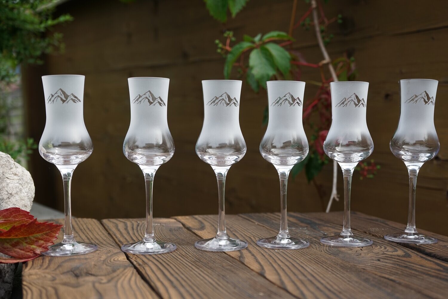 sechsteiliges Schnapsset Berg