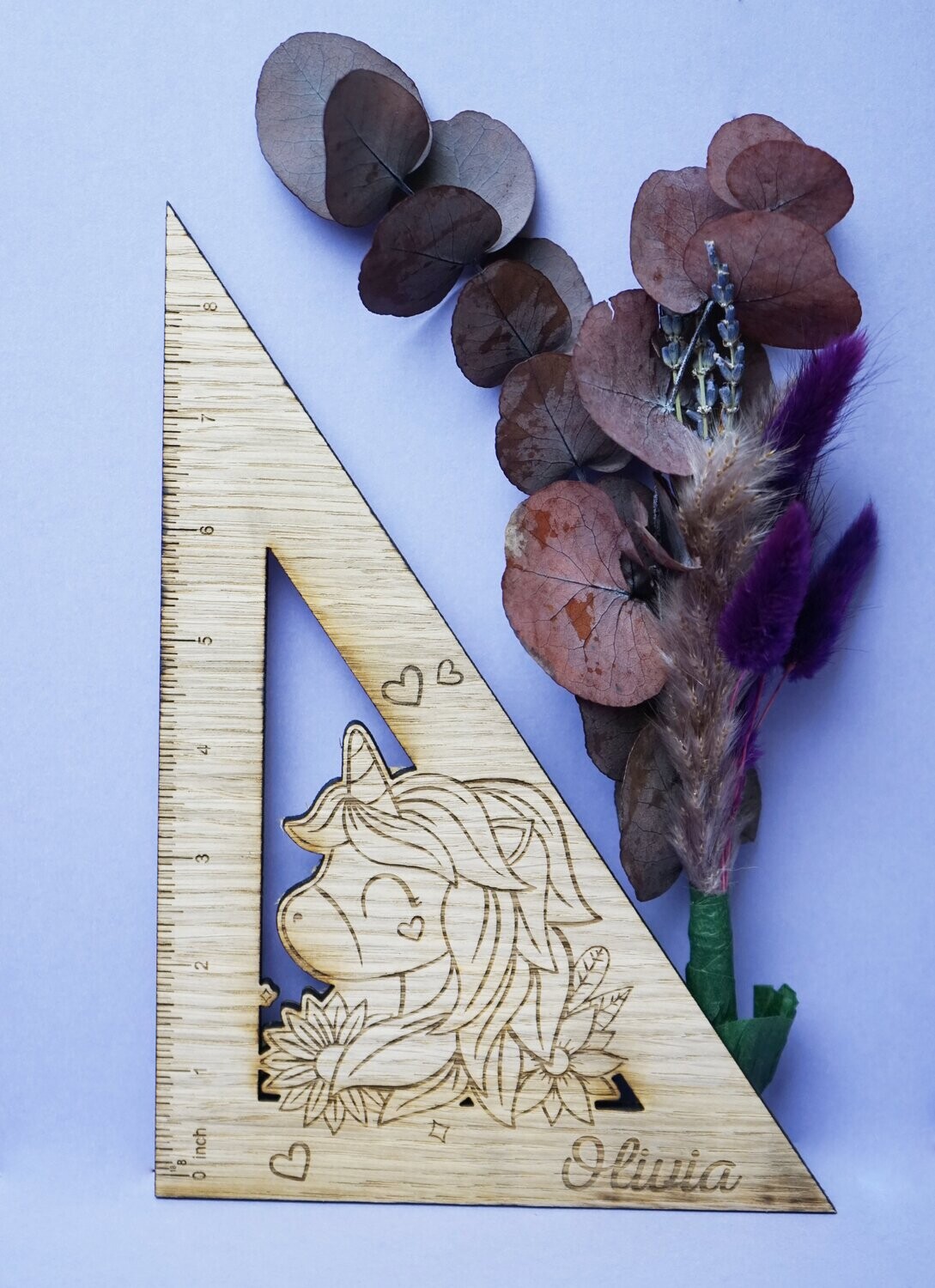 Dreiecklineal Einhorn